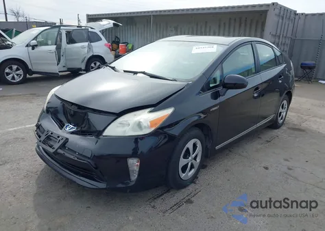 2013 Toyota Prius Four z USA, uszkodzony, nr VIN JTDKN3DU4D5634476